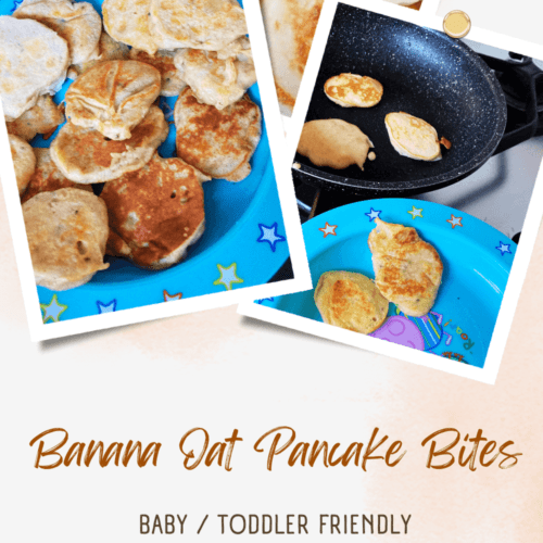 A Simple and Easy Banana Oat Pancake For Your Little Ones